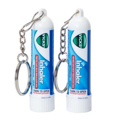 2 Pack Vicks inhalers for instant relief from nasal congestion (0.5 ml)