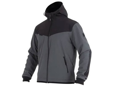 John Doe V3 XTM Softshell Ripstop Motorrad Hoodie (schwarz) Gr: 2XL