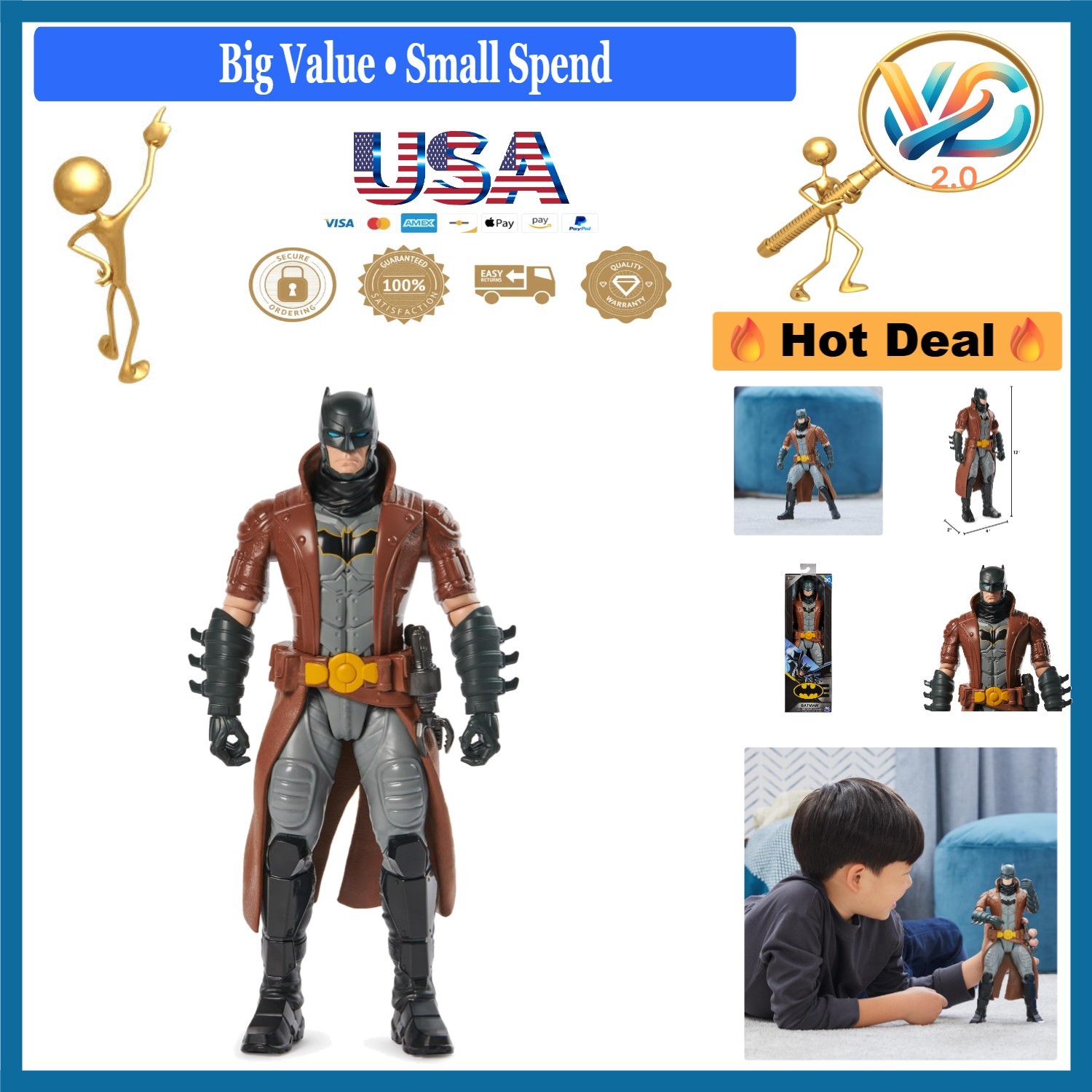 For Kids Ages 3+ Dc Comics Collectible