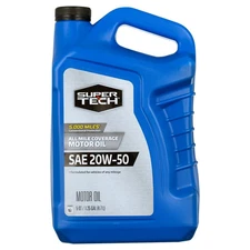 Super Tech All Mileage Synthetic Blend Motor Oil SAE 20W-50, 5 Quarts
