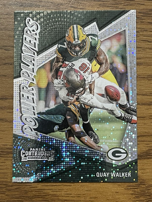 2023 CONTENDERS POWER PLAYERS SILVER SPARKLE INSERT #20 QUAY WALKER PACKERS WOW!