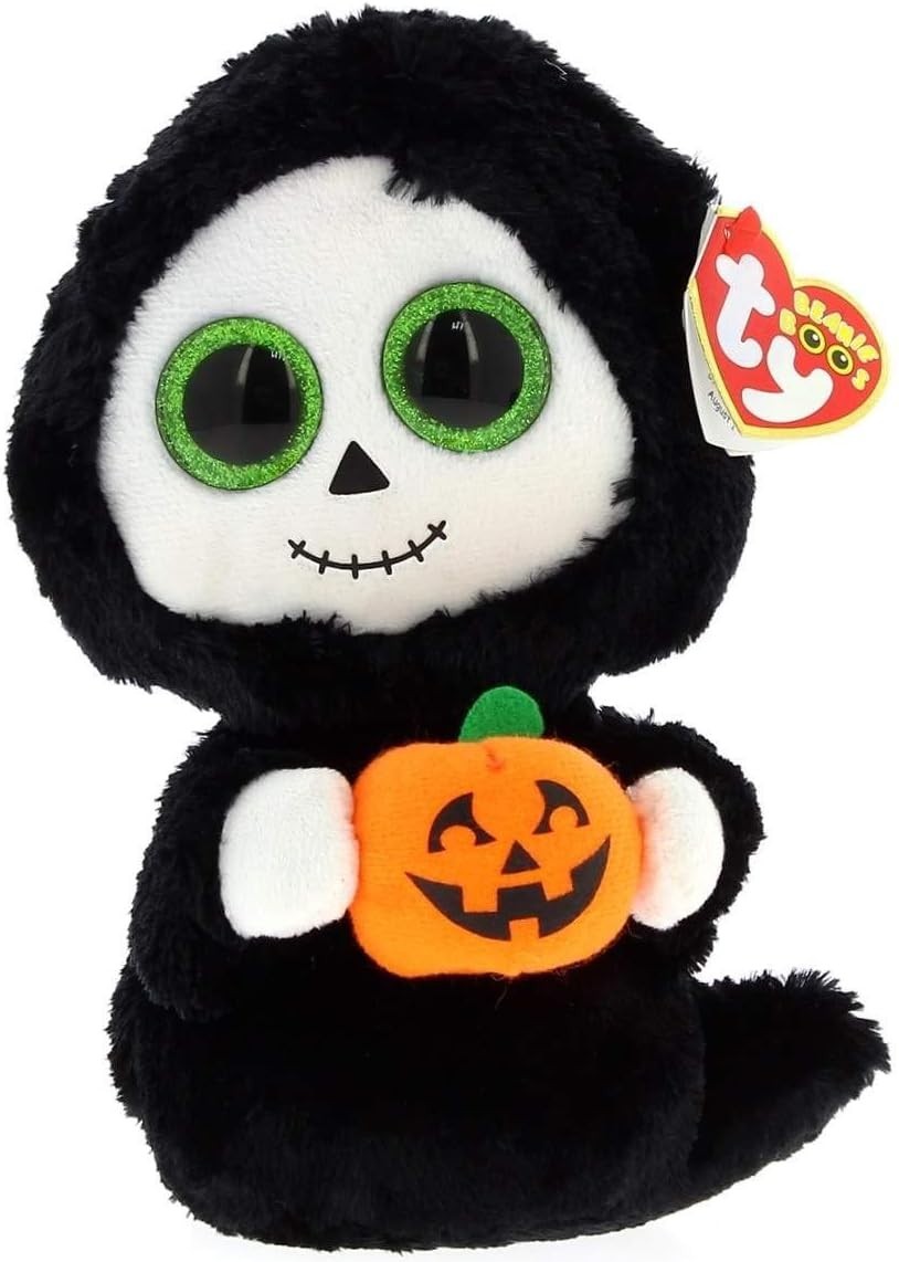 Ty Beanie Baby Boos 41201 Treats Ghost with Pumpkin Halloween / 15cm ****NEW
