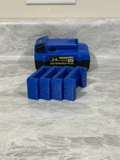 Kobalt 24V Battery Wall Mount Holder [Qty 4] – Garage/Trailer Organizer