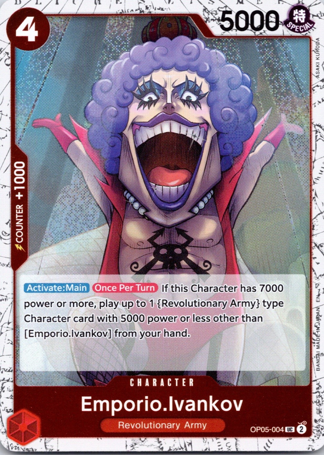 Emporio.Ivankov Pirate Foil UC Premium Booster The Best Vol. 2 OP05 004 NM