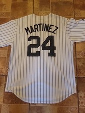 Mlb New York Yankees Pinstripe Tino Martinez 24 Adult Large