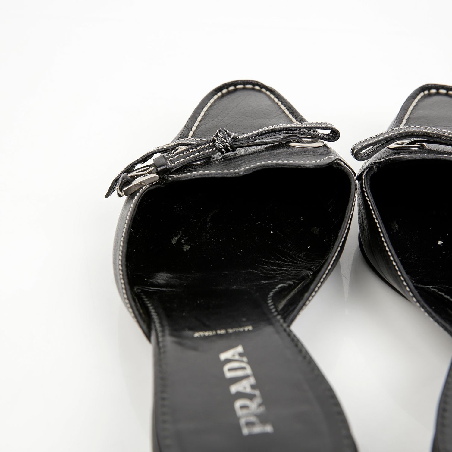 Prada Stiletto Kitten Heel Size 36.5 151644489 thumbnail 7