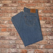 Levi’s 511 Jeans Regular Fit W34 L32 Blu Denim Gamba Dritta (11S)