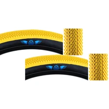 Pack of 2 SE Bikes Speedster 29x2.1 Clincher Wire TPI Yl/Black Reflective BMX