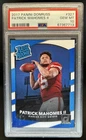 2017 Panini Donruss Patrick Mahomes II RC Rated #327 Chiefs PSA 10 Rookie
