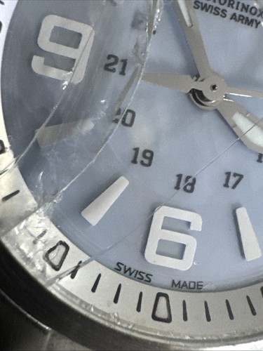 victorinox swiss army watch womans white damaged - Picture 6 of 16