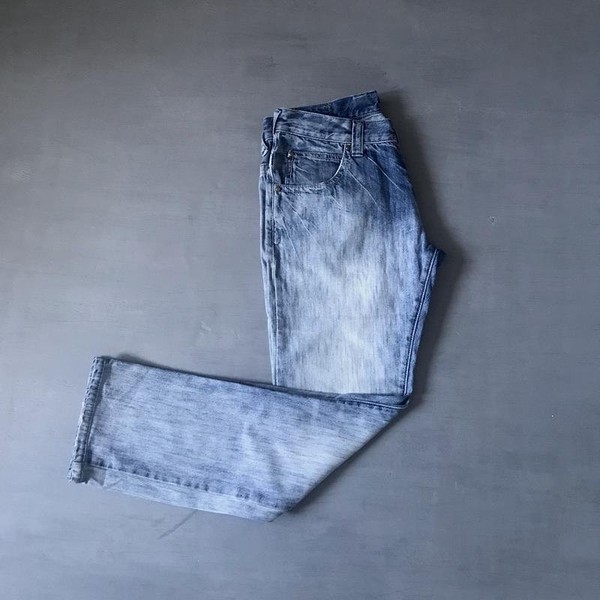 Men Armani Jeans Jeans Blue Cotton 33 / L / 48