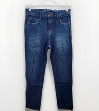 The Children's Place Straight Boys Size 14 Blue Denim Jeans Adjustable Fit Waist