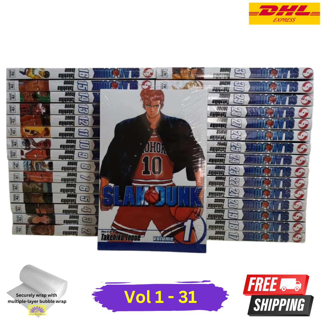 Slam Dunk Manga Volume 1-31 New English Full Set / Half Set by