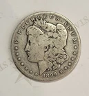 1899-s Morgan Silver Dollar.  Natural Uncleaned VG+ CHEAP ! - C9734