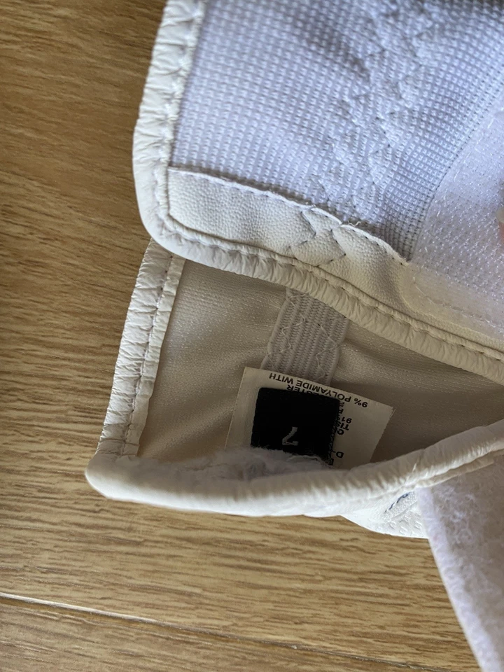 Roeckl Reithandschuhe Weiß Größe 7 Neu - Bild 2 von 3