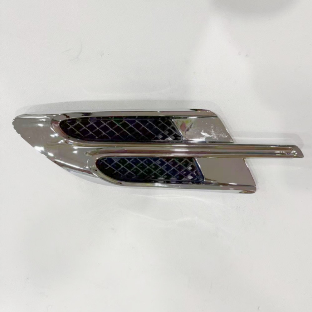 Fit Bentley Bentayga 2017-2020 Left ABS Chrome Side Fender Grille Trim Cover