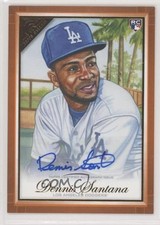 2019 Topps Gallery Orange Auto 7/25 Dennis Santana #120 Auto fm0