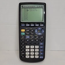Texas Instruments TI-83 PLUS Black Graphing Calculator Scientific Financial