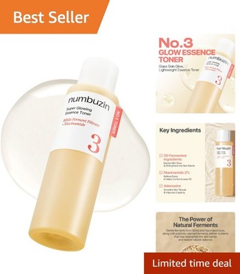Hydrating Super Glow Essence Toner with Niacinamide, 6.76 fl oz - All Skin Types