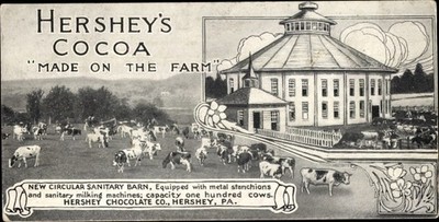 Ak Hershey Pennsylvania USA, Hershey Chocolate Co, Farm, Kühe,... - 10826202