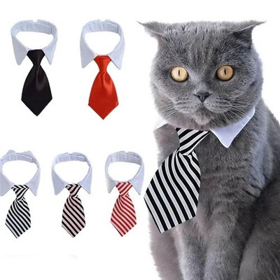 Adjustable Pet Bow Tie Collar  Formal Neck Tie for Small Dogs & Cats Puppy Wear