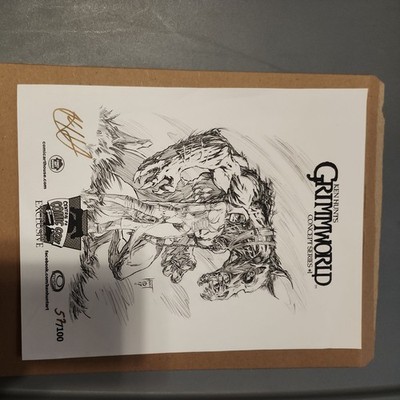 Ken Hunt's Grimmworld Concept Art Print Comic Con Exclusive 57/100