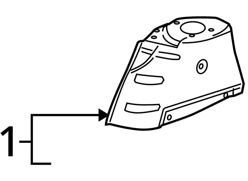 2005-2008 CHEVROLET SATURN UPLANDER РЕЛЕЙНАЯ ПАНЕЛЬ ASM FRT W/H 89025537 - НОВЫЙ OEM - Изображение 3 из 3