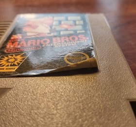 NES : SUPER MARIO BROS. !!  CARTRIDGE and SLEEVE ONLY  3 SCREW