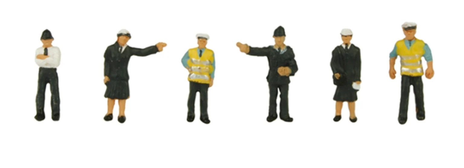 Scenecraft 379-301 Figures - Police and Security Staff