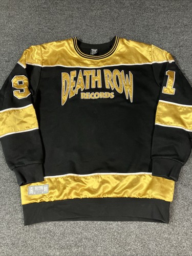 Death Row Records Snoop Dogg #91 Graphic Crewneck Pullover Sweatshirt Men’s XXL