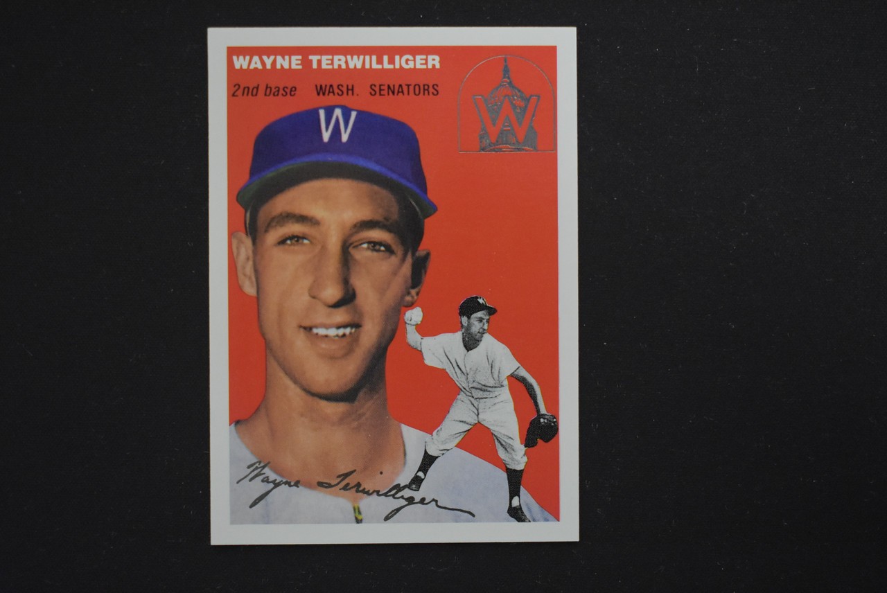 1994 Topps Archives The Ultimate 1954 Set Gold Wayne Terwilliger #73 Senators