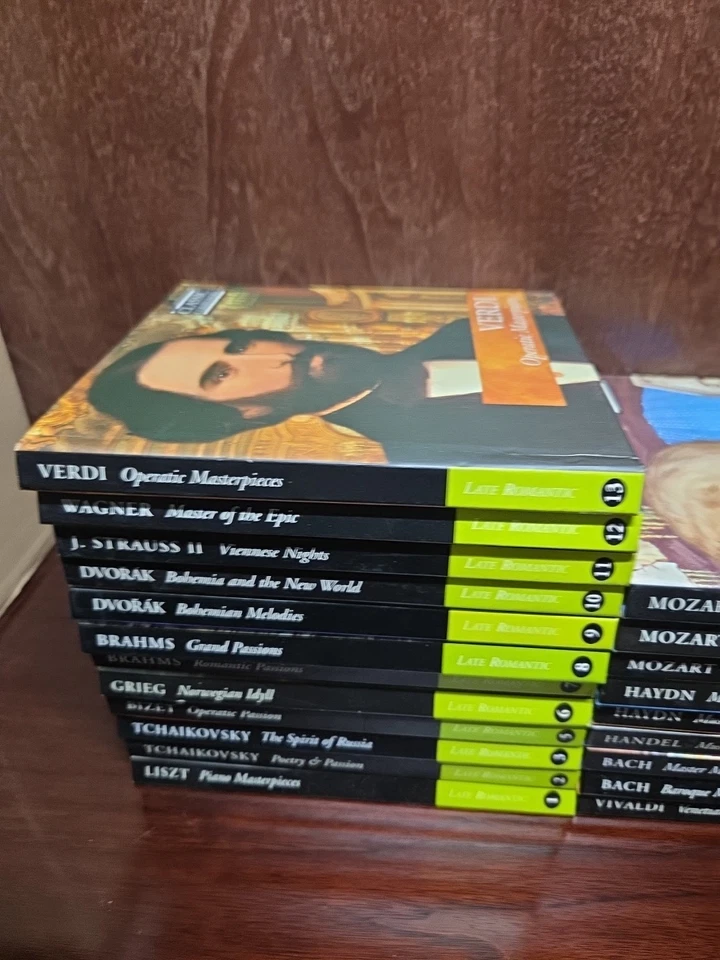 Classic Composers CD Lot of 40: Baroque, Early/Late Romantic, Clasical, Modern Foto 2 de 4