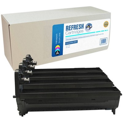 Refresh Patronen 4x Bildtrommel Pack C5650/C5753 kompatibel mit OKI Druckern