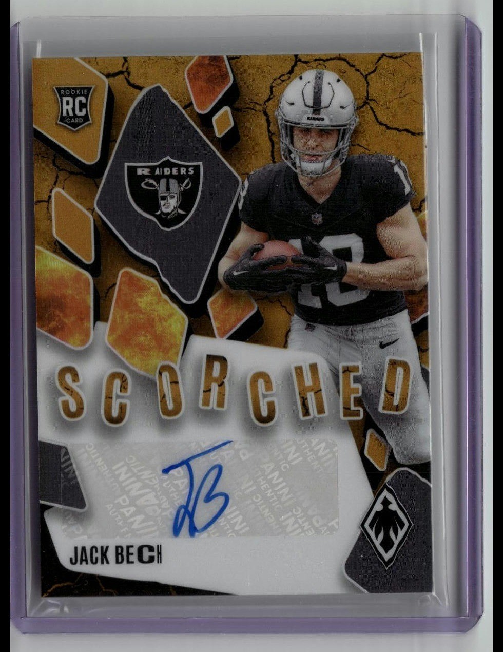 Jack Bech Panini Phoenix Scorched Signatures #SCSJBH Gold