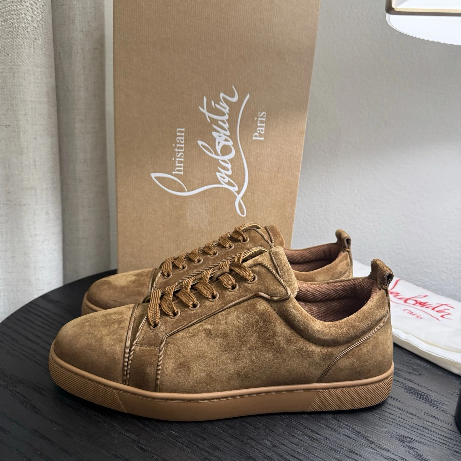 Christian Louboutin — Christian Louboutin Rantulow Orlato Suede Brown 43