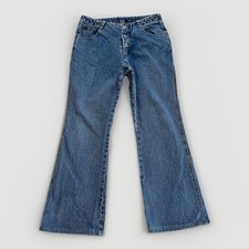 Vintage Jordache Women s 12 Flare Jeans Button Fly RN52992-80s-Western-Boho-Rare