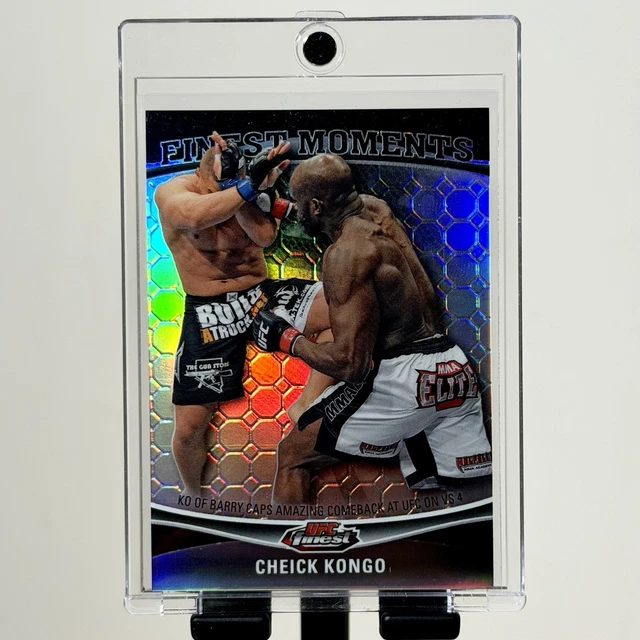 Cheick Kongo 2012 Topps Finest UFC Finest Moments Octofractor 8/8