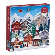 Yuletide Village 500 Piece Puzzle by Galison; Winteringham, Claire