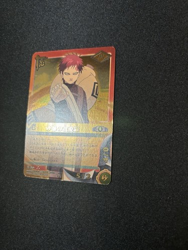 *MP* Gaara N-268 Super Rare Japanese Foil Kazekage Naruto Bandai CCG - Picture 2 of 5