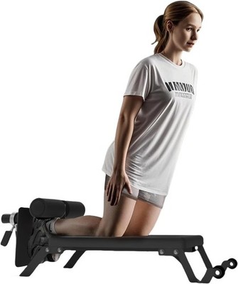 Nordic Hamstring Curl Bench Height Adjustable Strength Training Machine Gym