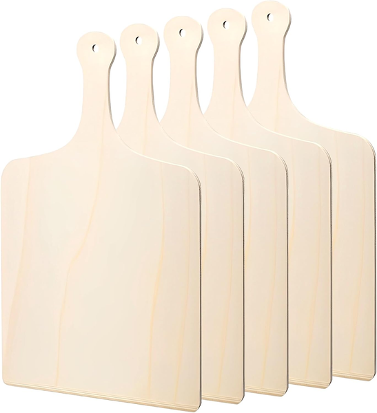 5 StüCk Holz Pizzaschieber, 42 X 30Cm Holz Pizzabrett Pizzaschaufel Pizza Schieb-image