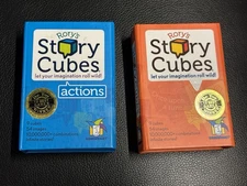 2 Story Cubes Learning Imagination Games Actions & Once Upon A Time Rory’s Game