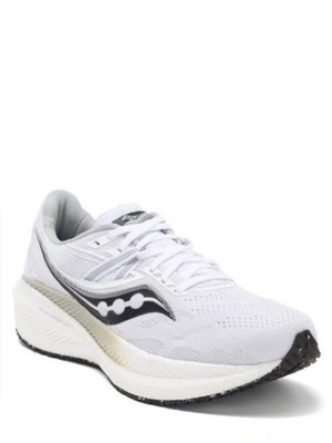 Saucony Triumph 20 Sneakers Gray White Black Running Shoes Athletic Women s 5.5