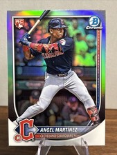 2025 Bowman Chrome Angel Martinez Red Rookie Refractor (RC) #68 Guardians