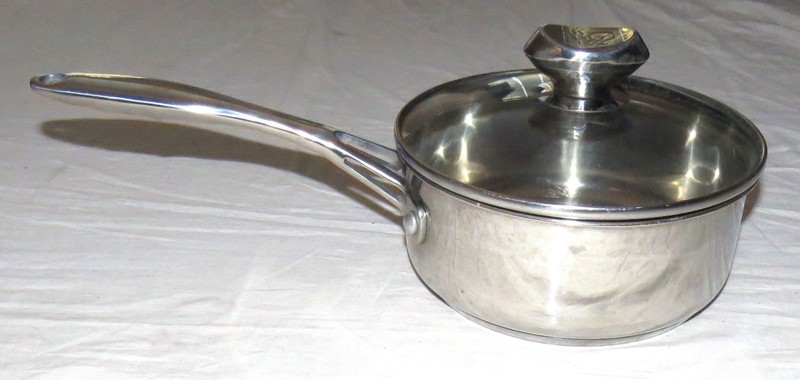 Wolfgang Puck Bistro Elite Collection 2 qt Stainless Steel Saucepan & Lid