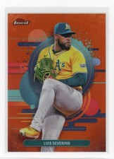 2025 Finest #136 Luis Severino Orange Refractors E11