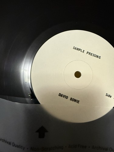 David Bowie Lodger Test Pressing Australia Vinyl LP Eno OG Rare 1979 Sample