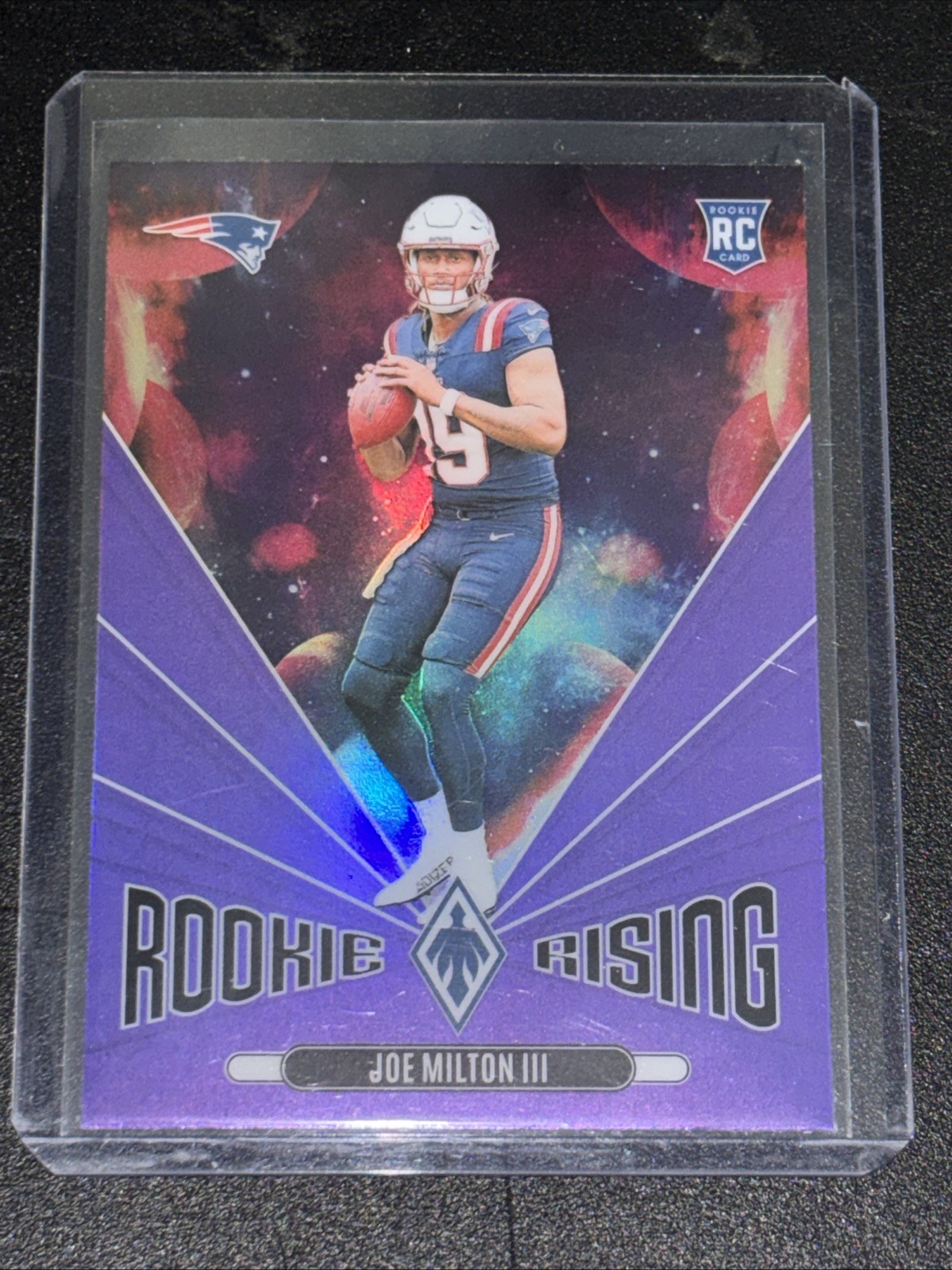 2024 Panini Phoenix - Rookie Rising Joe Milton III #RR-JMN Purple (RC)