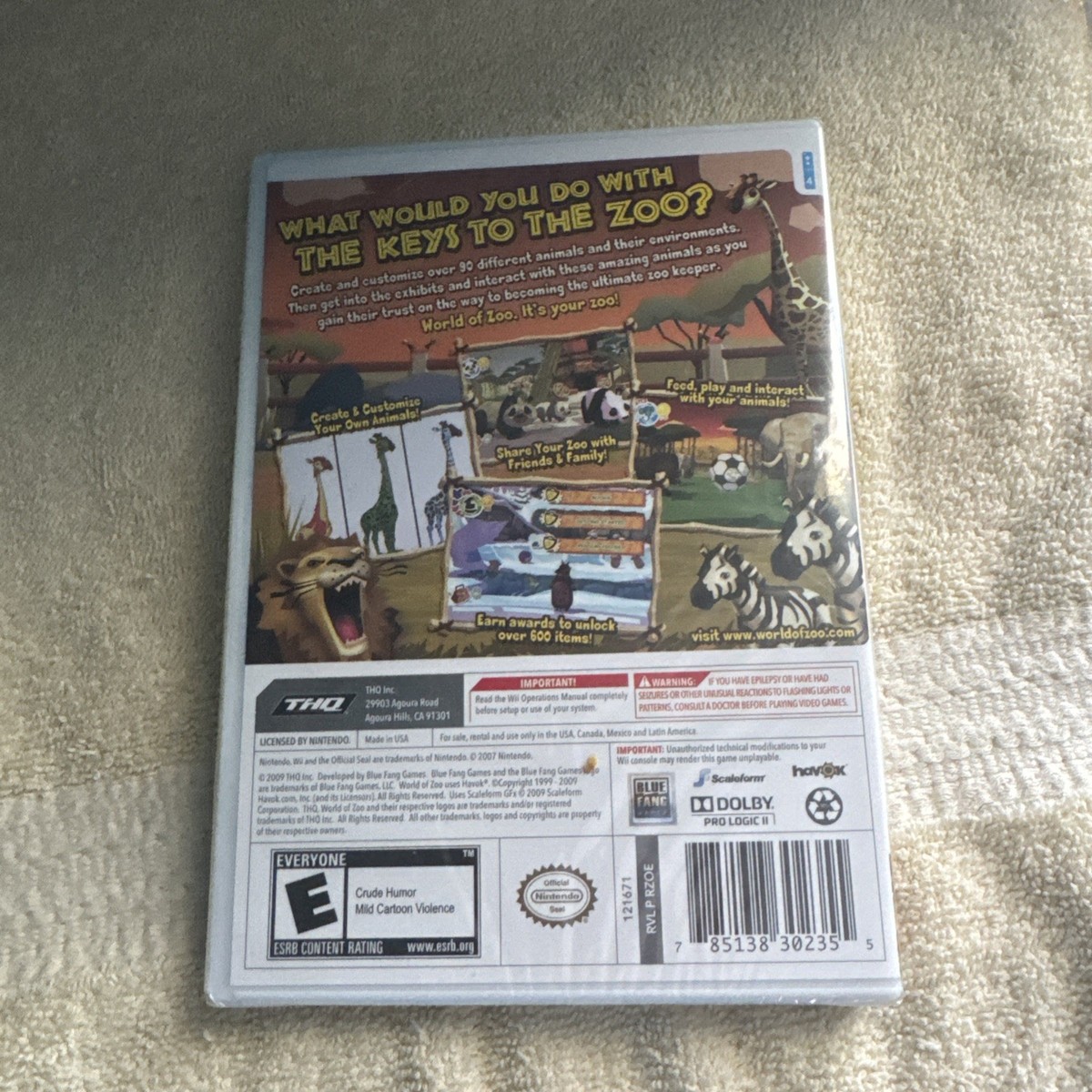 【中古】「非常に良い」World of Zoo World of Zoo (Nintendo Wii, 2009) for sale online | eBay