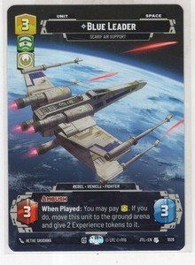 Star Wars Unlimited JTL Prestige Card #1026 Blue Leader